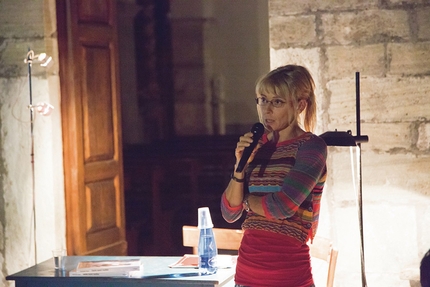 Silvia Petroni - Silvia Petroni durante una sua serata a Pruno, Stazzema, provincia di Lucca