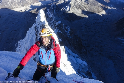 Pangbuk North, Nepal, Max Bonniot, Pierre Sancier - Heading towards the summit of Pangbuk North, Nepal (Max Bonniot, Pierre Sancier 18-19/10/2017)