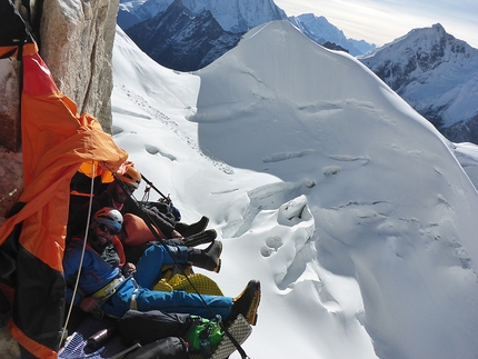 Larkya Main, prima via Georgiana in Himalaya