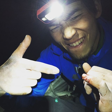 Keita Kurakami, The Nose, El Capitan, Yosemite - Keita Kurakami making a free ascent of The Nose, El Capitan, Yosemite