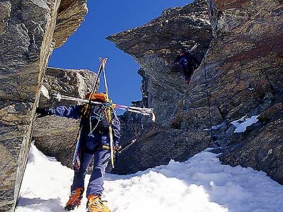 Val d'Ayas, Monte Rosa - Val d'Ayas, Monte Rosa: Cresta Sud Ovest Polluce