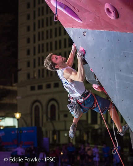 Stefano Ghisolfi - Stefano Ghisolfi durante la Coppa del Mondo Lead 2017 a Xiamen in Cina