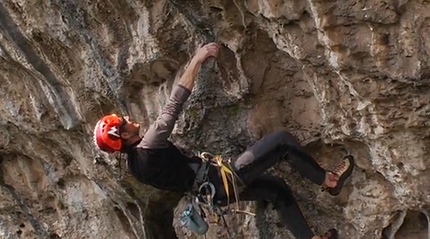 Nicola Tondini e Nicola Sartori in azione sul Monte Cimo