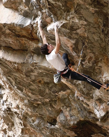 Stefano Carnati is the perfect climber at Castelbianco