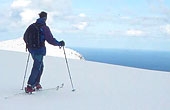 Isole Lofoten Scialpinismo in Norvegia - Nei pressi della cima del Ryten, nelle Lofoten meridionali