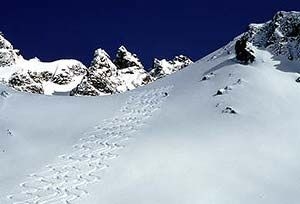 Val d'Isère, sciare fuori pista in Francia