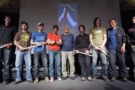 Piolet d'or 2010 - Hansjörg Auer, Eneko Pou, Iker Pou, Simon Anthamatten, Walter Bonatti, Samuel Anthamatten, Hervé Barmasse, Marco Barmasse, Vitus Auer