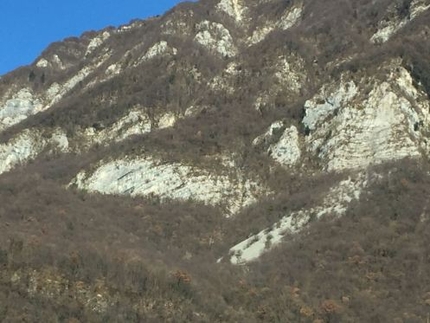 Bordano falesia in Friuli - In arrampicata nella falesia di Bordano, Friuli