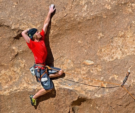 Joshua Tree climbing testpiece repeated by Chris Lindner