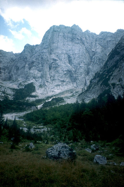 Johanova, via nuova nel gruppo del Mangart, Alpi Giulie