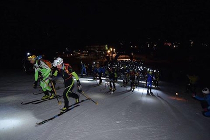 Folgrait Ski Race - Durante la terza Folgrait Skialp Race, vinta il 16/12/2017 da Federico Nicolini e Bianca Balzarini