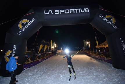 Folgrait Ski Race - Durante la terza Folgrait Skialp Race, vinta il 16/12/2017 da Federico Nicolini e Bianca Balzarini