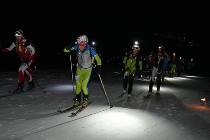 Folgrait Ski Race - Durante la terza Folgrait Skialp Race, vinta il 16/12/2017 da Federico Nicolini e Bianca Balzarini