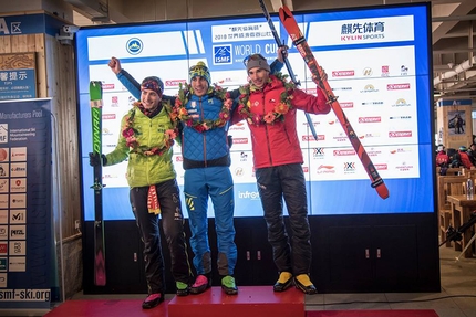 Coppa del Mondo di Scialpinismo 2018 - Durante la prima tappa della Coppa del Mondo di Scialpinismo 2018 a Wanlong in Cina: Sprint