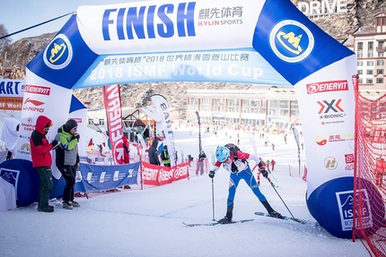 Coppa del Mondo di Scialpinismo 2018 - Durante la prima tappa della Coppa del Mondo di Scialpinismo 2018 a Wanlong in Cina: Sprint