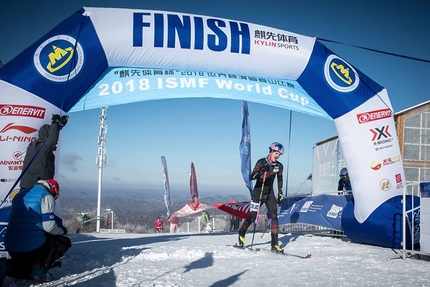 Coppa del Mondo di Scialpinismo 2018 - Durante la prima tappa della Coppa del Mondo di Scialpinismo 2018 a Wanlong in Cina: Vertical Race