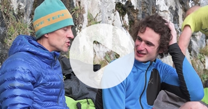 Adam Ondra vs Rainman, Britain's hardest sport climb