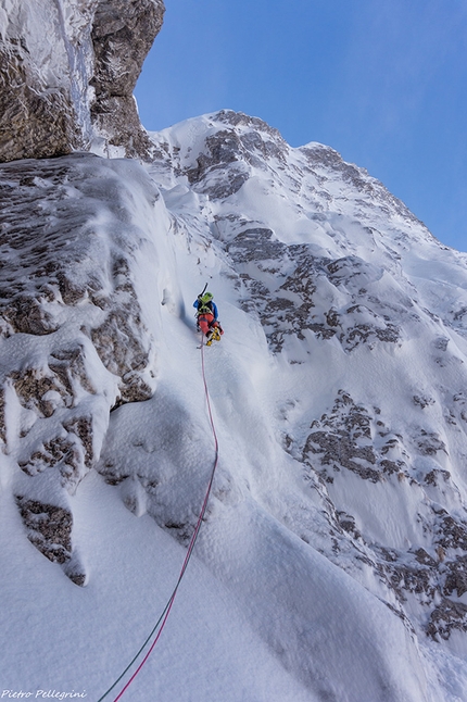 Monte Vigna Vaga: new North Face climb