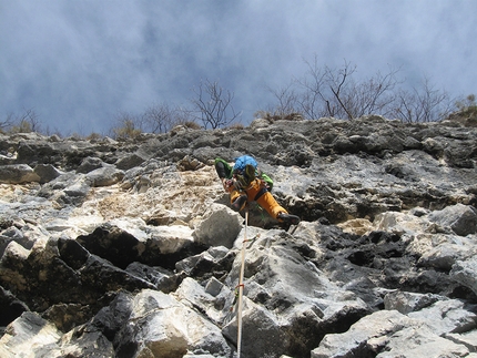 Monte Pubel in Valsugana e la via Alpinisti senza Rolex