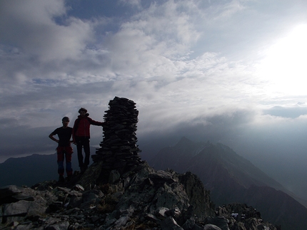 Traversata Integrale confine provincia di Bergamo, Luca Bonacina, Zeno Lugoboni - Traversata Integrale confine provincia di Bergamo: Pizzo del Salto