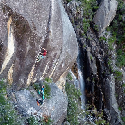 Logan Barber frees hardest crack climb in Australia