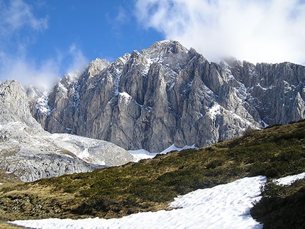 Alpi Carniche, arrampicate classiche e moderne - Alpi Carniche: Cjanevate, Parete Sud