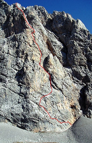 Alpi Carniche, arrampicate classiche e moderne - Alpi Carniche: Cjanevate, Spigolo Sud