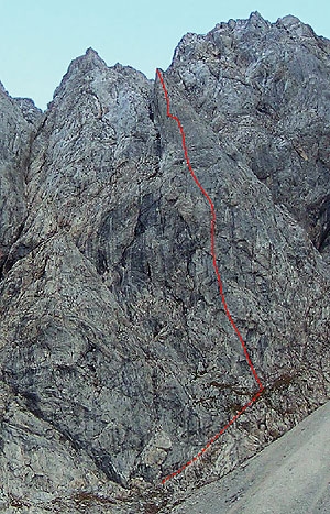 Alpi Carniche, arrampicate classiche e moderne - Alpi Carniche: Dente Del Pescecane, La Carie