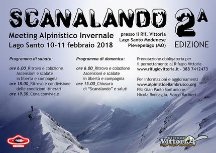 Monte Rondinaio 1,964 m - Dal 10 - 11 febbraio 2017 il meeting alpinistico invernale al Lago Santo Modenese, Pievepelago (MO)