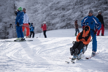 La Fondazione Silvia Rinaldi per i disabili e lo sci