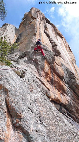 De rerum natura - De rerum natura, new route by Oviglia and Larcher in the Bavella, Corsica