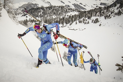 Coppa del Mondo di scialpinismo 2018 - Durante la seconda tappa della Coppa del Mondo di scialpinismo 2018 a Villars-sur-Ollon in Svizzera