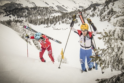 Coppa del Mondo di scialpinismo 2018 - Durante la seconda tappa della Coppa del Mondo di scialpinismo 2018 a Villars-sur-Ollon in Svizzera