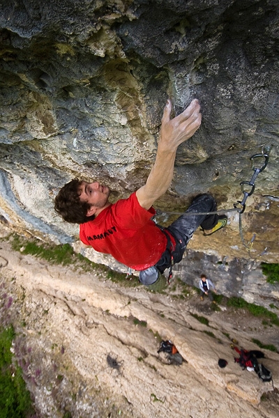 Silvio Reffo - Silvio Reffo climbing at the Covolo, Italy