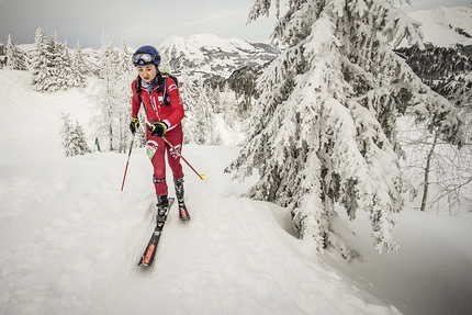 Coppa del Mondo di scialpinismo 2018 - Durante la seconda tappa della Coppa del Mondo di scialpinismo 2018 a Villars-sur-Ollon in Svizzera