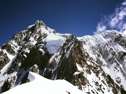 Patagonia, Cerro Adela Sur, Vlad Capusan, Zsolt Török - Vlad Capusan e Zsolt Török durante l'apertura della nuova variante alla via Filo Este sulla montagna Cerro Adela Sur in Patagonia, gennaio 2018