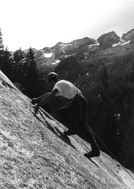 Mike Kosterlitz - Andrea Giorda, scarponcini e no bolts in Val di Mello, fine anni 70