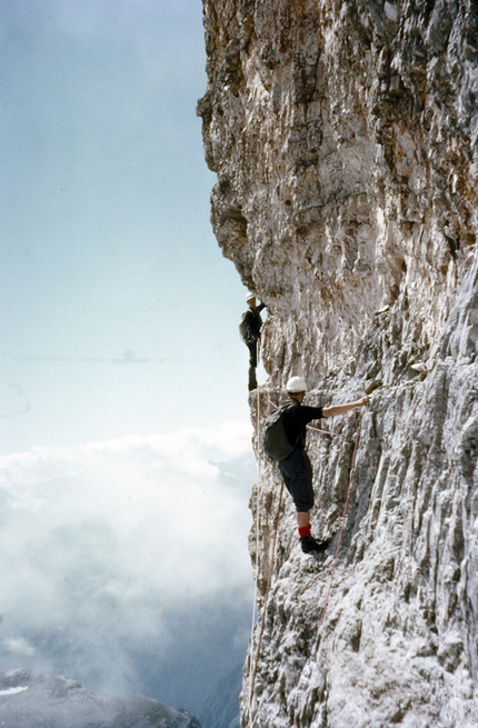 Mike Kosterlitz - Mike Kosterlitz con Oliver Spence sulle Tre Cime di Lavaredo, anni '60