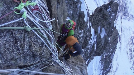 Nanga Parbat - Nanga Parbat rescue mission: Elisabeth Revol and Adam Bielecki descending