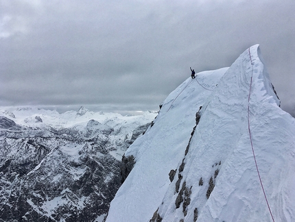 Watzmann Family Traverse, Ines Papert & Luka Lindič make possible first winter ascent