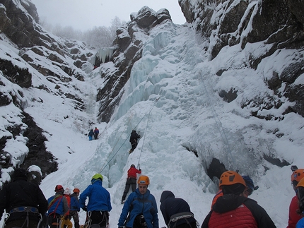 Erzurum, Turkey, Ice climbing Festival - During the 2018 Ice climbing Festival at Erzurum, Turkey