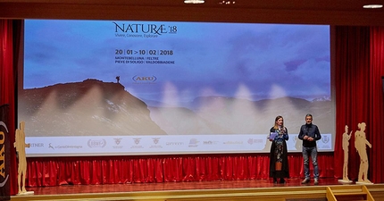 NATURÆ 2018: Vivere, Conoscere, Esplorare - NATURÆ 2018: Francesca Valente e Vittorio Forato (comunicazione e marketing manager AKU) a Montebelluna