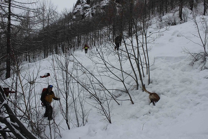 Simulazione di valanga ad Alagna Valsesia