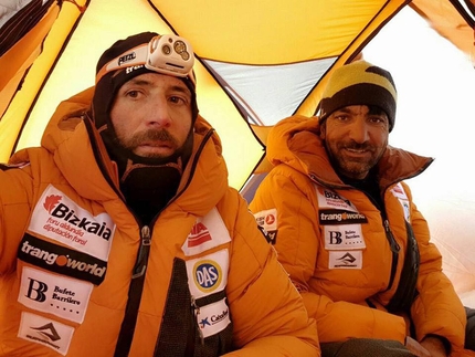 Alex Txikon, Everest in winter - Alex Txikon and Ali Sadpara, Everest, January 2018