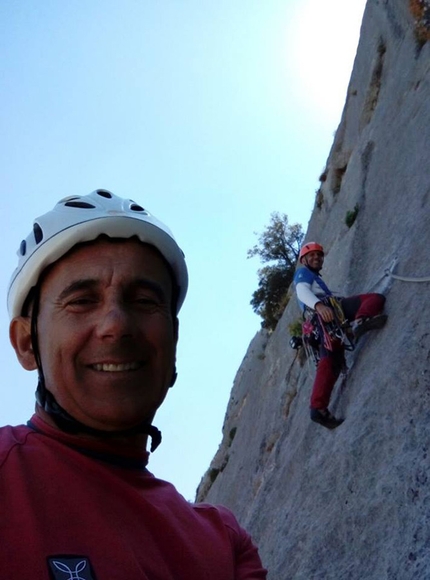 Sardegna arrampicata, Supramonte - Cuor di Coniglio (Punta Cocuttos): Antonio Basolu e Corrado Pibiri