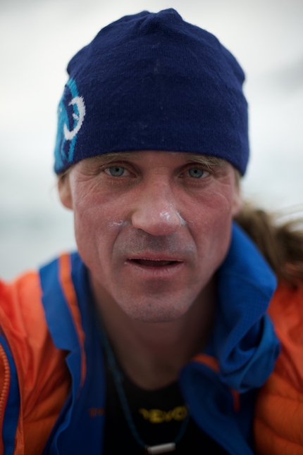 Antarctica, Marek Holeček, Míra Dub, Monte Pizduch - Monte Pizduch, Antarctica: Marek Holeček after having climbed for 33 hours