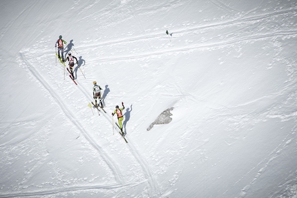 Transcavallo 2018, Alpago, scialpinismo - Durante la 35° gara di scialpinismo Transcavallo