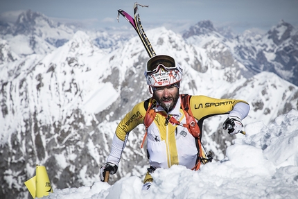 Transcavallo 2018, Alpago, scialpinismo - Durante la 35° gara di scialpinismo Transcavallo