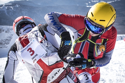 Transcavallo 2018, Alpago, scialpinismo - Durante la 35° gara di scialpinismo Transcavallo