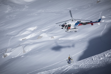 Transcavallo 2018, Alpago, scialpinismo - Durante la 35° gara di scialpinismo Transcavallo